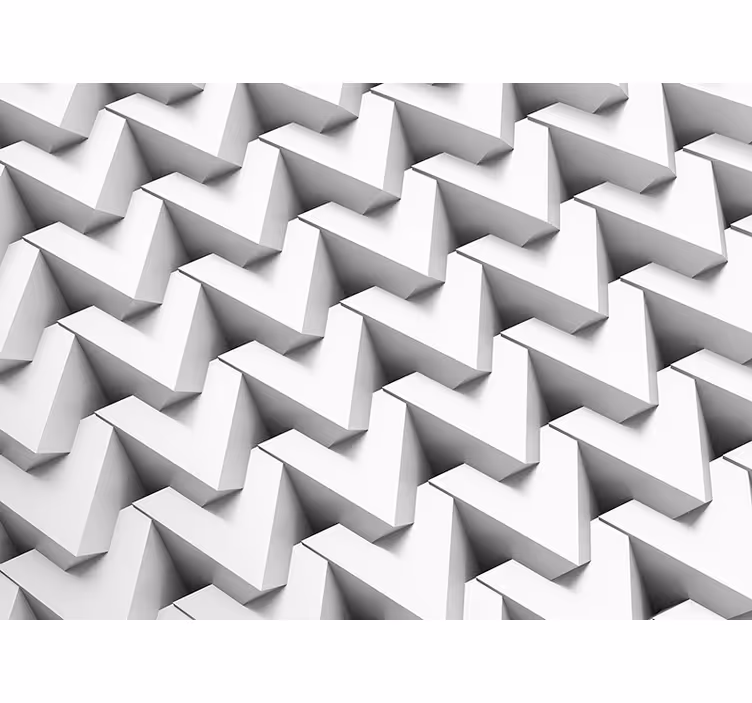 Fotomurale textures chevron tridimensionale - TenStickers