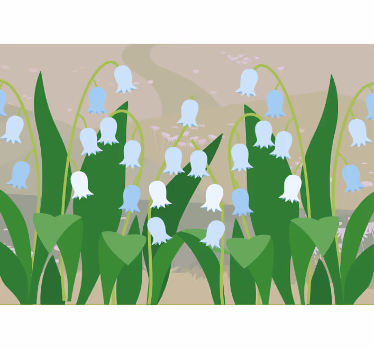 Fotomurale fiori fioriture delicate - TenStickers