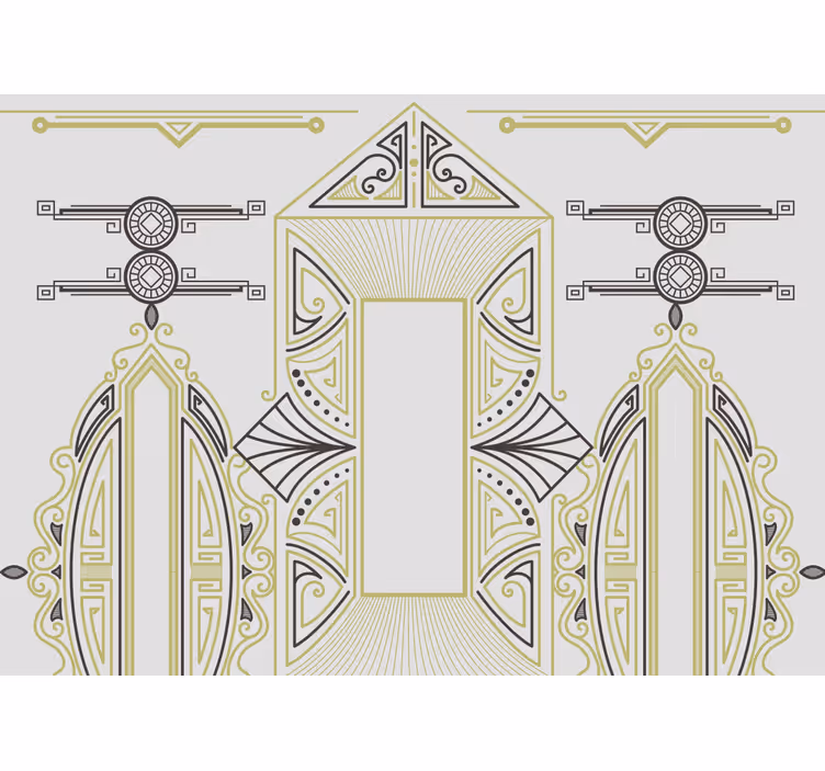 Fotomurale artistico eleganza geometrica - TenStickers