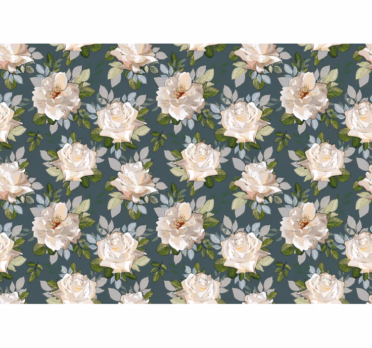 Fotomurale fiori motivo floreale rose - TenStickers