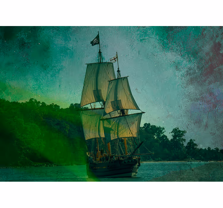 Fotomurale veicoli vascello a vela - TenStickers