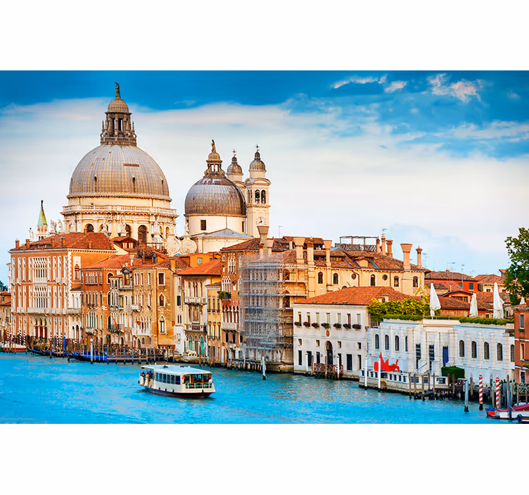 Fotomurale città architettura veneziana storica - TenStickers
