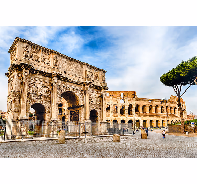 Fotomurale città monumenti storici di roma - TenStickers