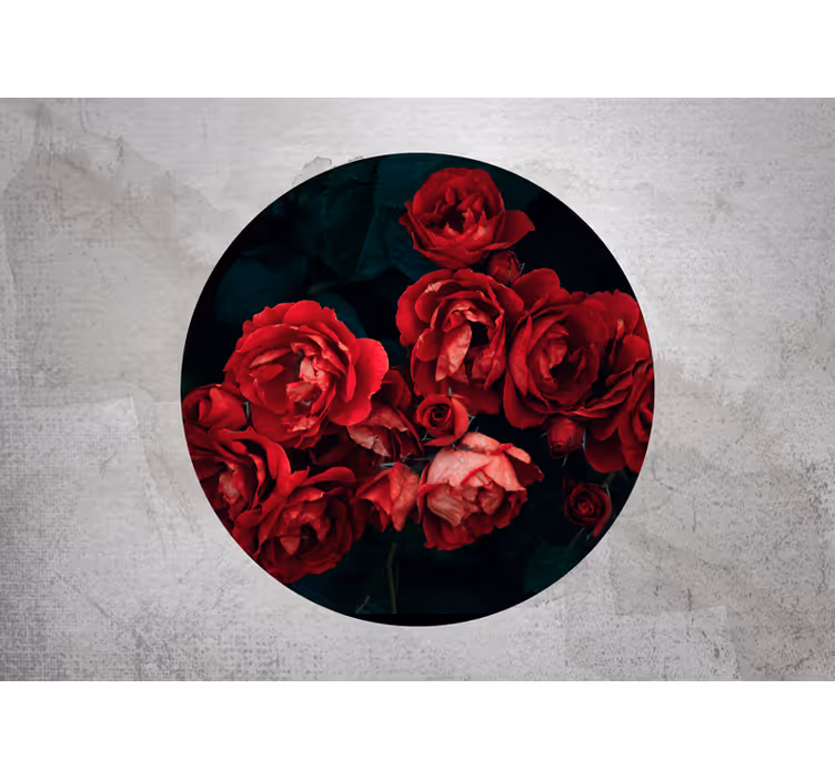 Fotomurali rosa fiori di rosa rossa - TenStickers