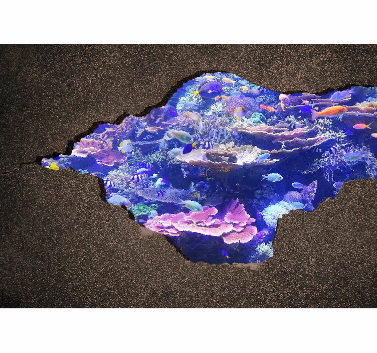 Fotomurali natura paesaggio corallino sottomarino - TenStickers