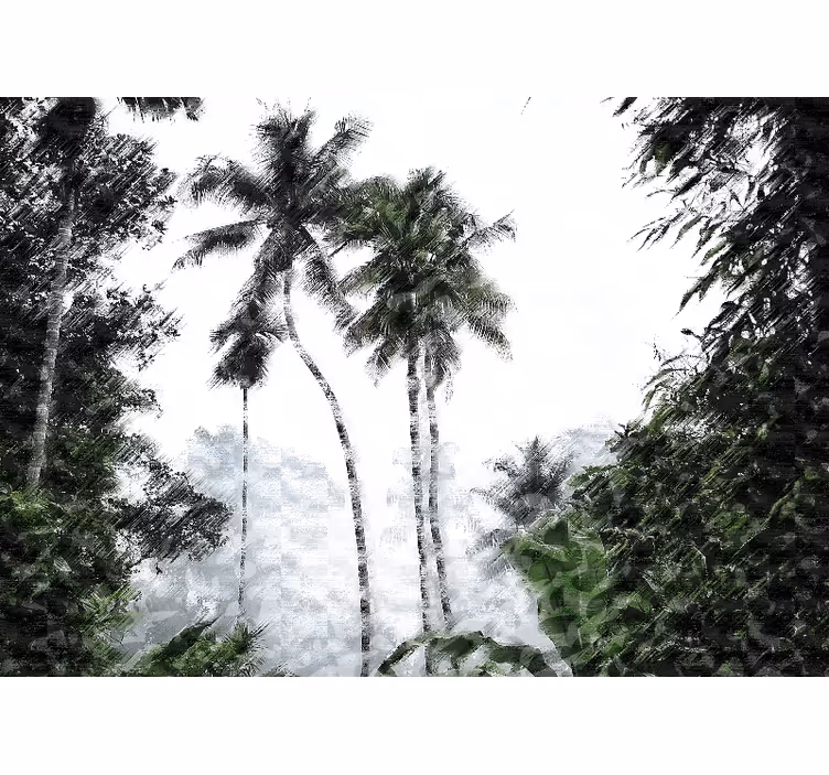 Fotomurali natura serenità delle palme - TenStickers