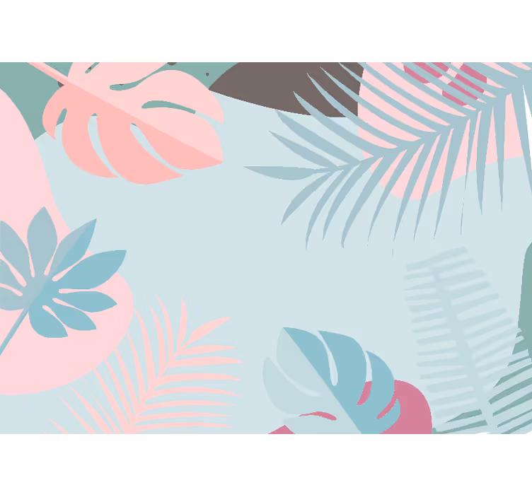 Fotomurali natura foglie tropicali - TenStickers