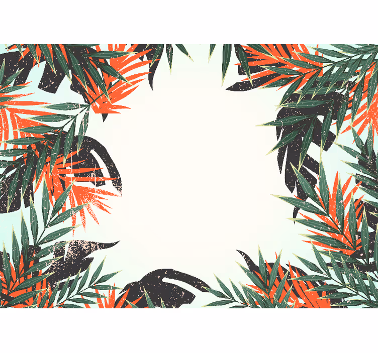 Fotomurali natura foglie grandi tropicali - TenStickers