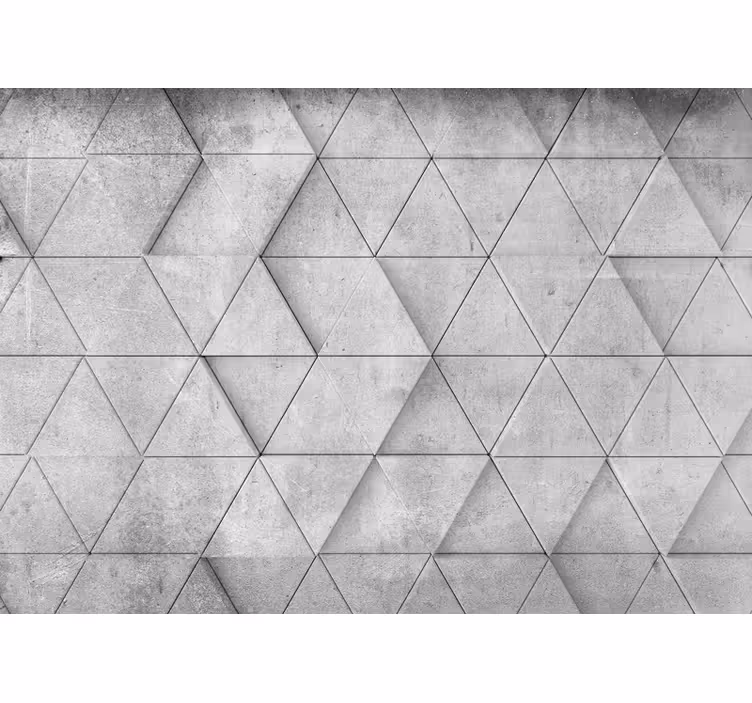 Fotomurale textures motivo in cemento geometrico - TenStickers