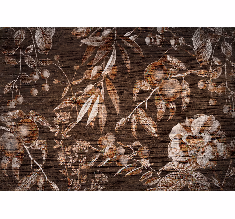 Fotomurale fiori design artistico floreale - TenStickers