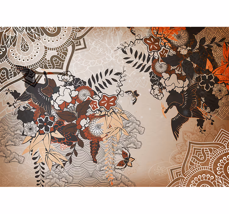 Fotomurali mandala motivi floreali mandala - TenStickers