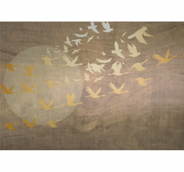 Fotomurali natura uccelli in volo - TenStickers