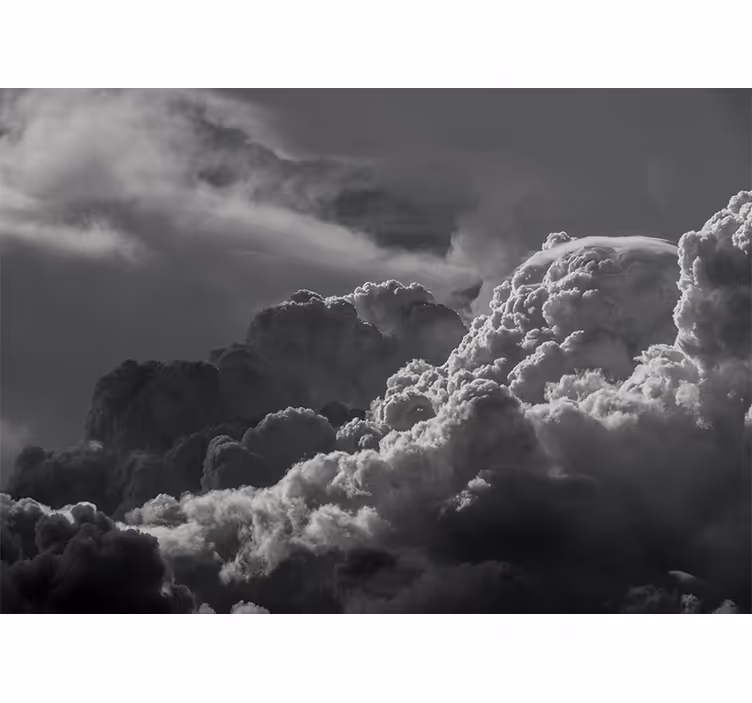 Fotomurale cielo formazione nuvolosa drammatica - TenStickers