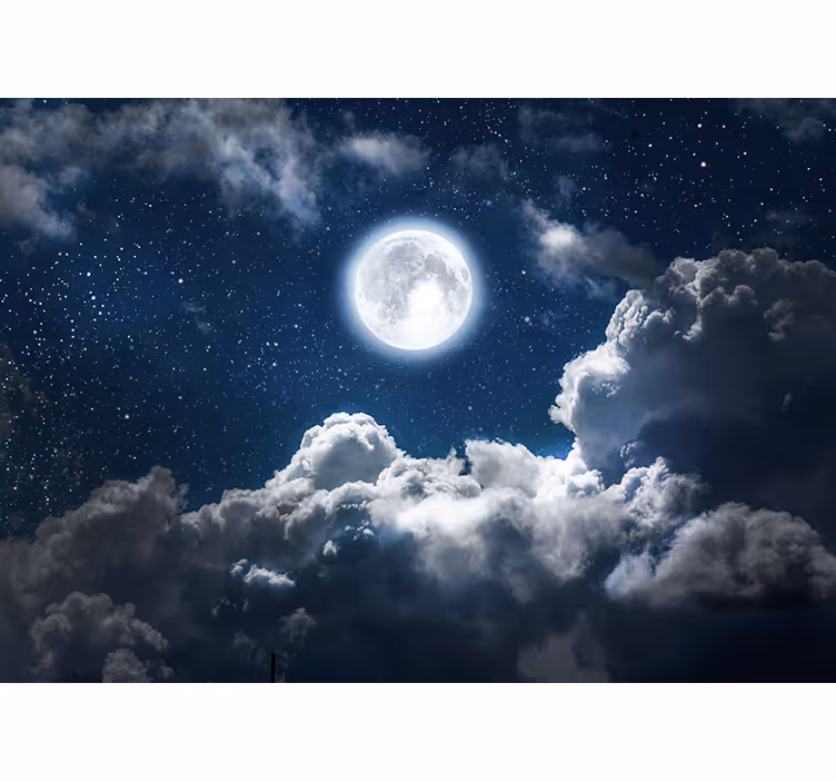 Fotomurale cielo cieli serali lunari - TenStickers