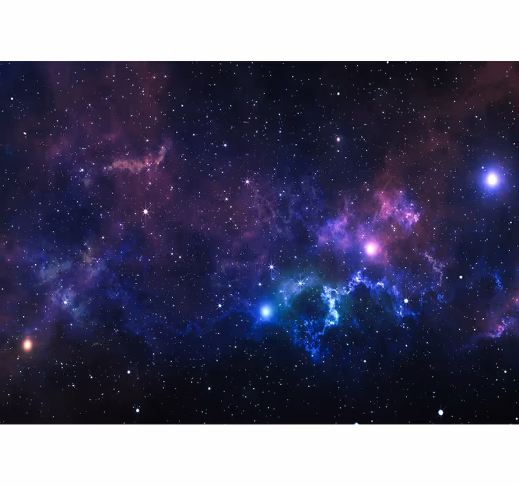 Fotomurale spaziale paesaggio di nebulosa celestiale - TenStickers