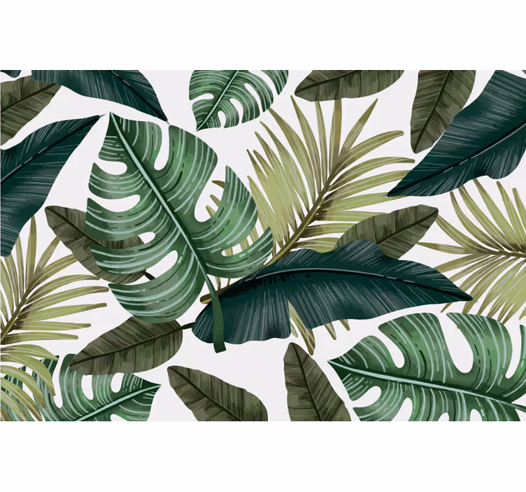 Fotomurali natura motivo verde tropicale - TenStickers