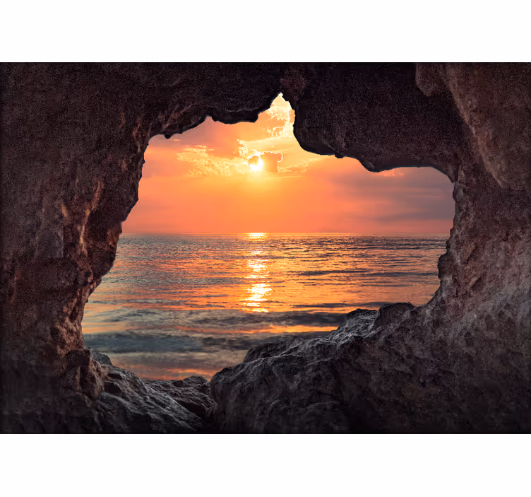 Fotomurale paesaggi vista del tramonto sul mare - TenStickers