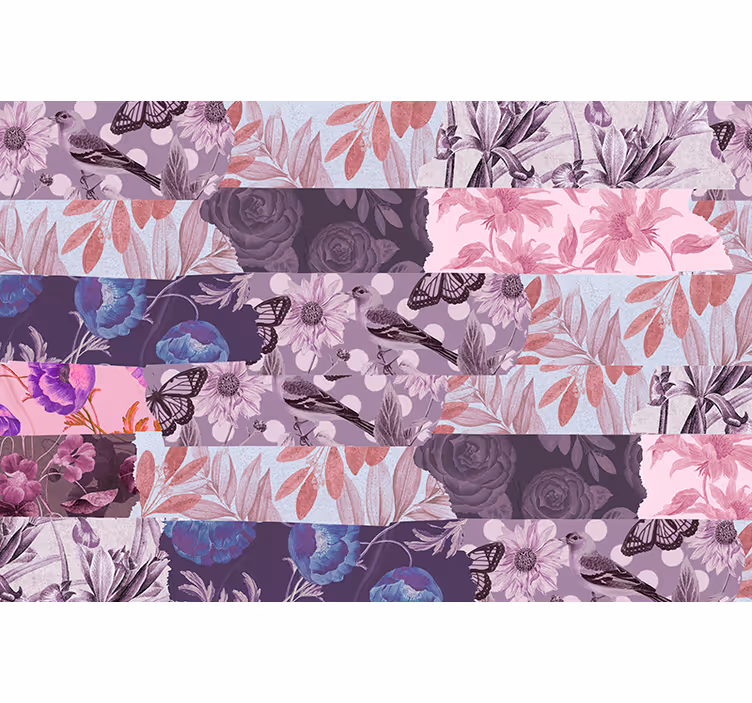 Fotomurale con effetto floreale - TenStickers