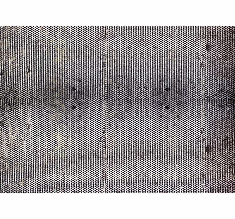 Fotomurali textures metallo forato - TenStickers
