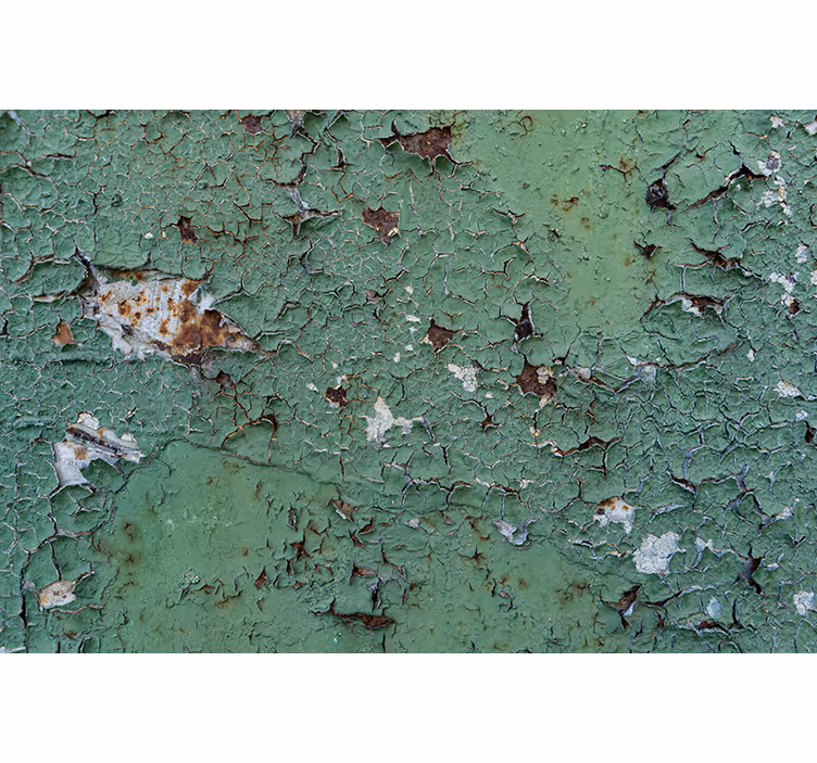 Fotomurali textures metallo sbucciato arrugginito - TenStickers