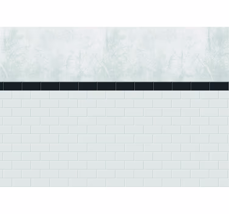 Fotomurali textures piastrelle bianche - TenStickers