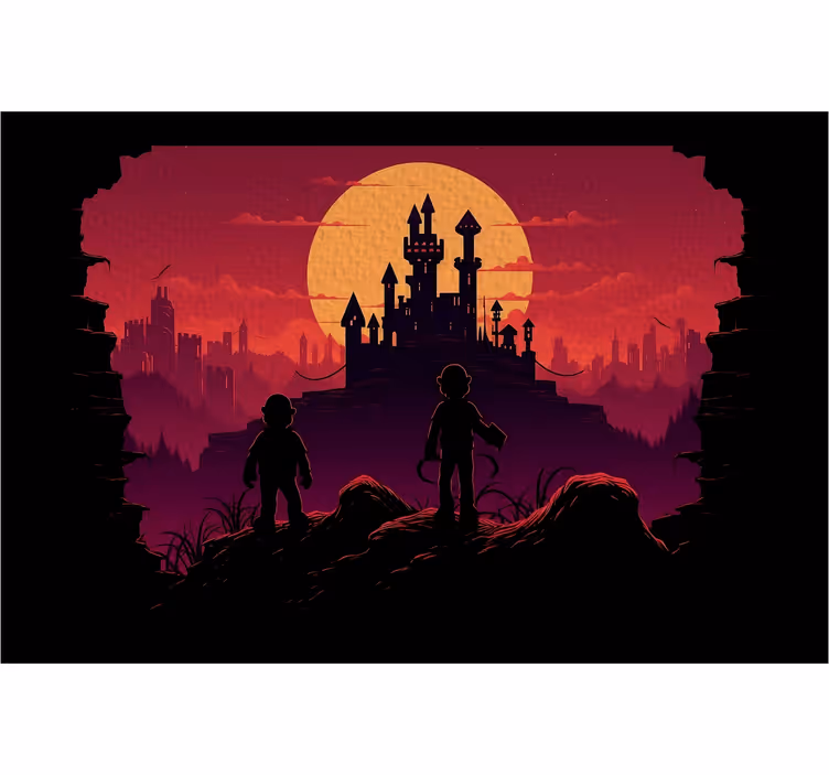 Fotomurale per camerette ragazzi mondo del castello - TenStickers
