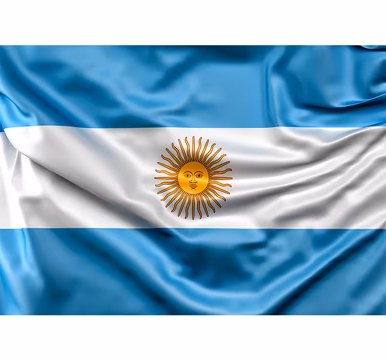 Fotomurale paesi e città bandiera argentina - TenStickers