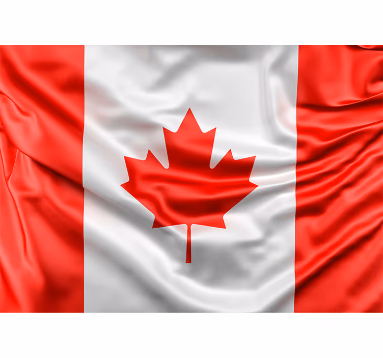 Fotomurale paesi e città bandiera canadese - TenStickers