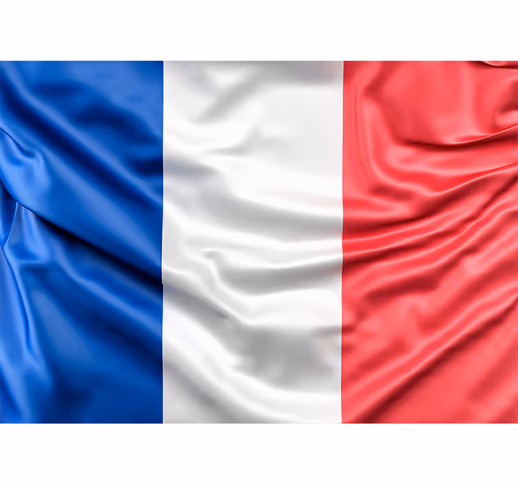 Fotomurale paesi e città bandiera francese - TenStickers