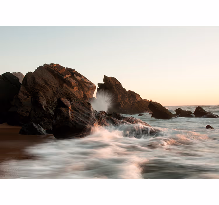 Fotomurale paesaggi scena di serenità del paesaggio marino - TenStickers