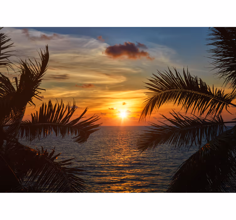 Fotomurale mare Onde e sole - TenStickers