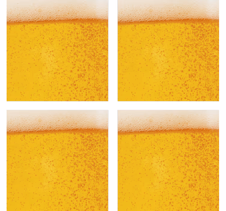 Effetto birra sottobicchiere della birra - TenStickers