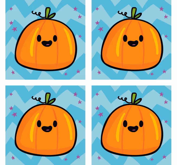 Zucca halloween drink sottobicchiere - TenStickers