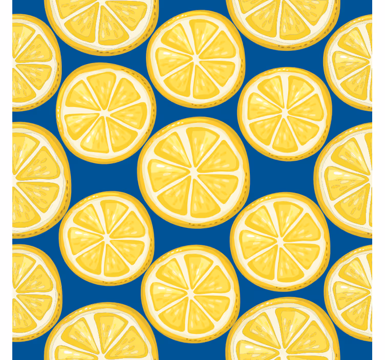 Sottobicchieri nerd motivo a fette di limone - TenStickers