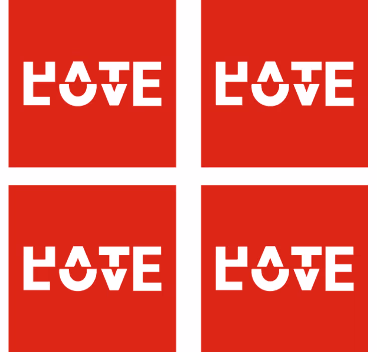 Sottobicchieri con frase espressione tipografica bold - TenStickers