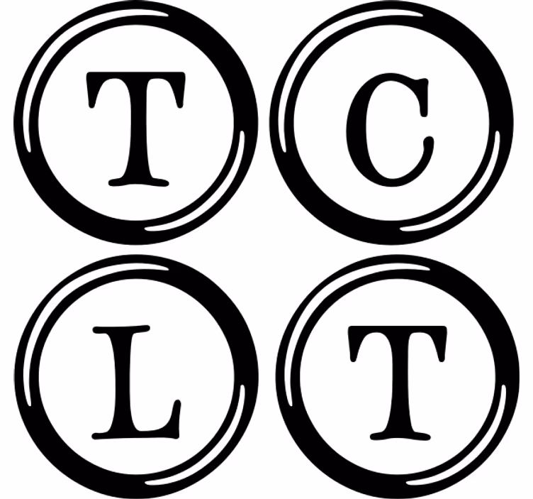 Sottobicchieri personalizzabile monogramma t, c, l - TenStickers