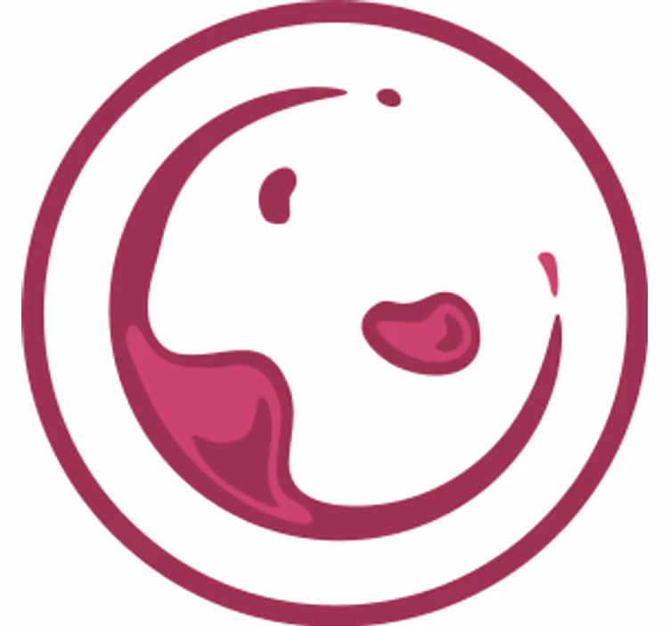 Sottobicchieri birra schiumosa gioia di vino - TenStickers