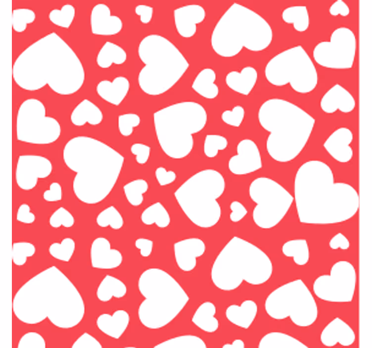 Sottobicchieri matrimonio motivo a cuore - TenStickers
