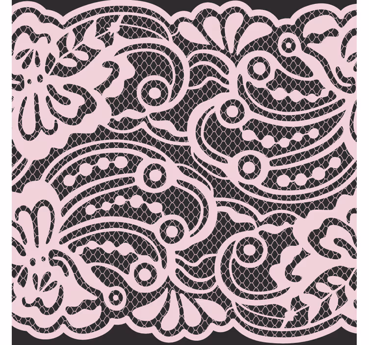 Sottobicchieri moderno motivo pizzo elegante - TenStickers