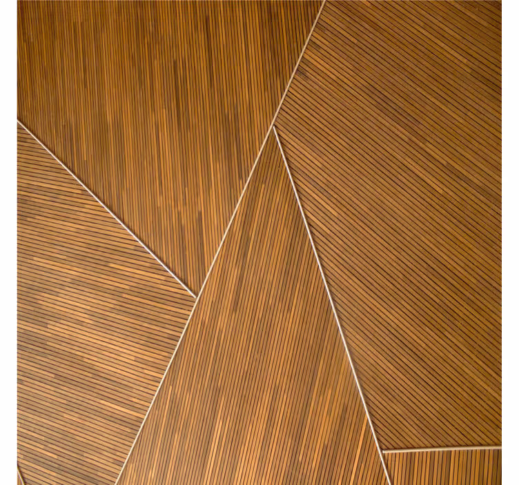 Sottobicchieri con motivi geometrico in legno - TenStickers