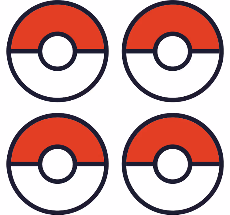 Sottobicchieri nerd logo circolare iconico - TenStickers