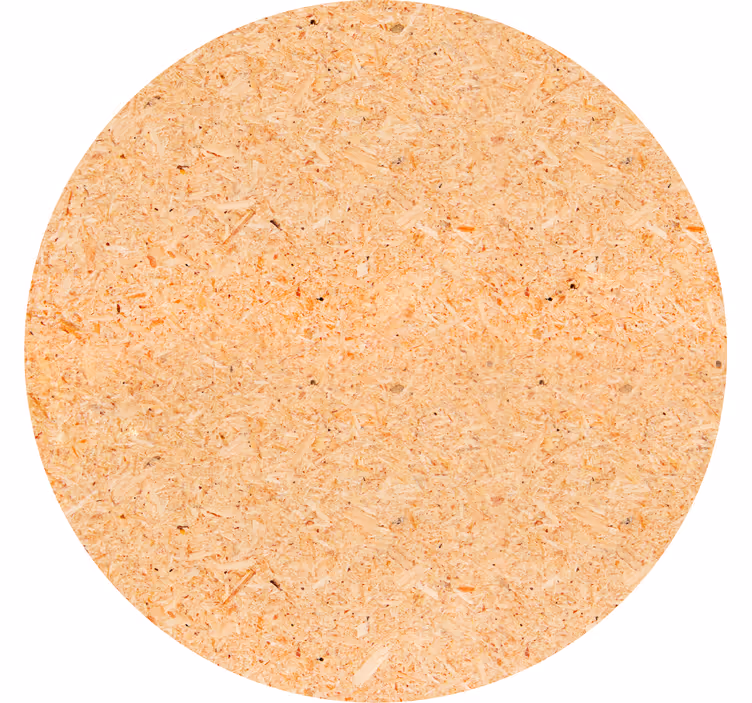 Sottobicchieri con motivi in materiale naturale rotondo - TenStickers