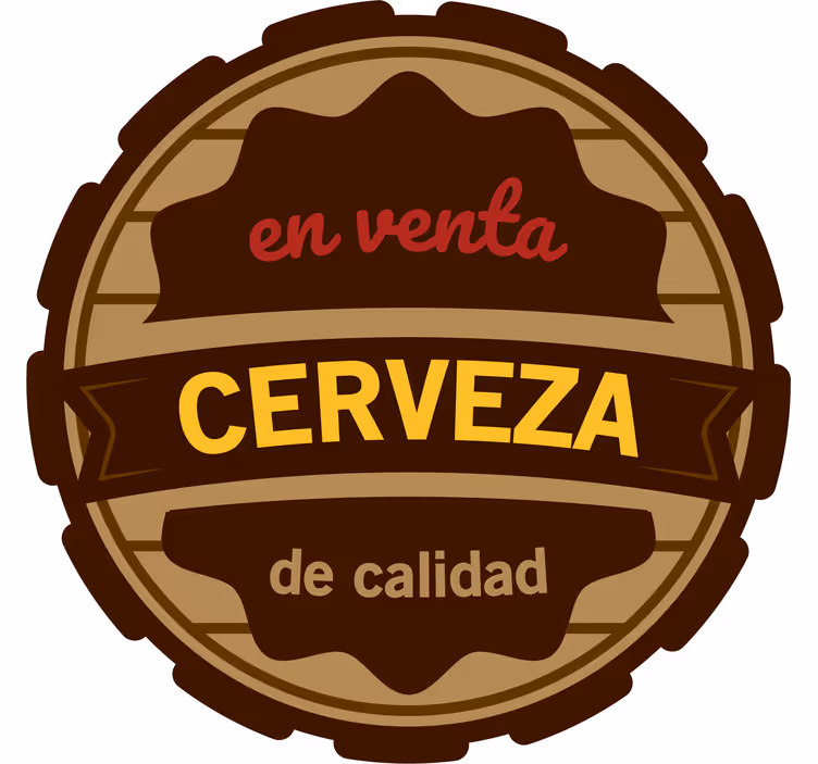 Sottobicchieri birra etichetta di qualità - TenStickers