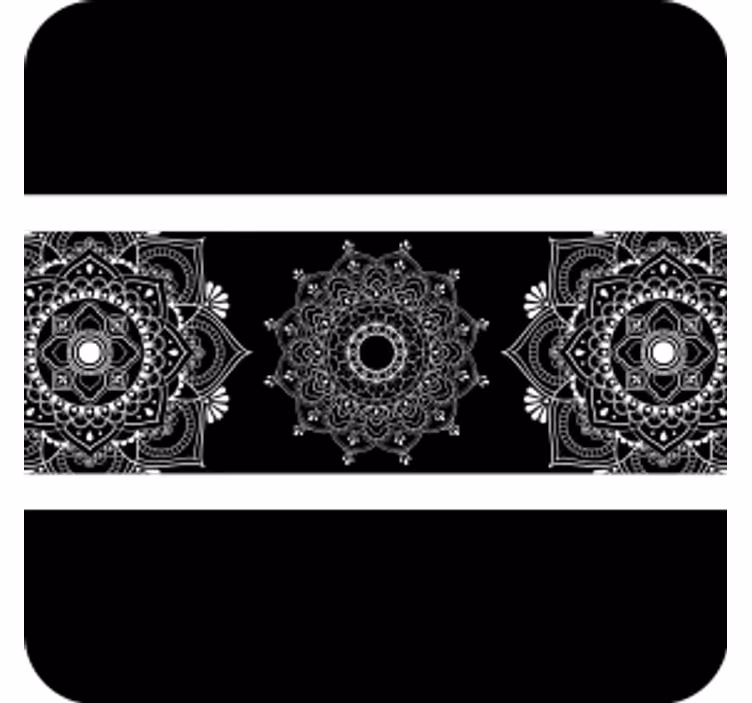 Sottobicchieri con motivi motivo mandala complesso - TenStickers