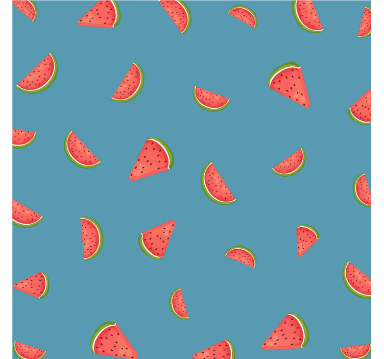 Sottobicchieri moderno motivo anguria colorata - TenStickers