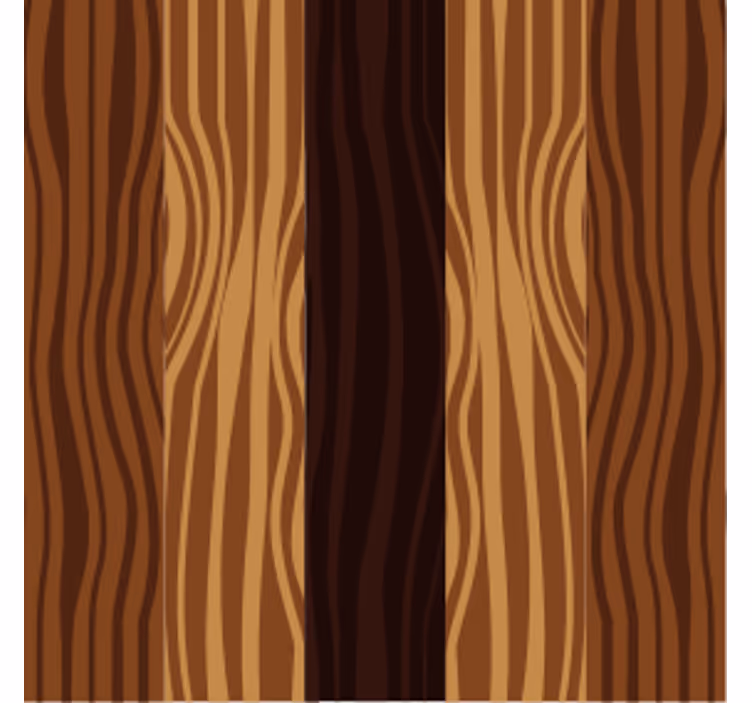 Sottobicchieri con motivi legno naturale - TenStickers