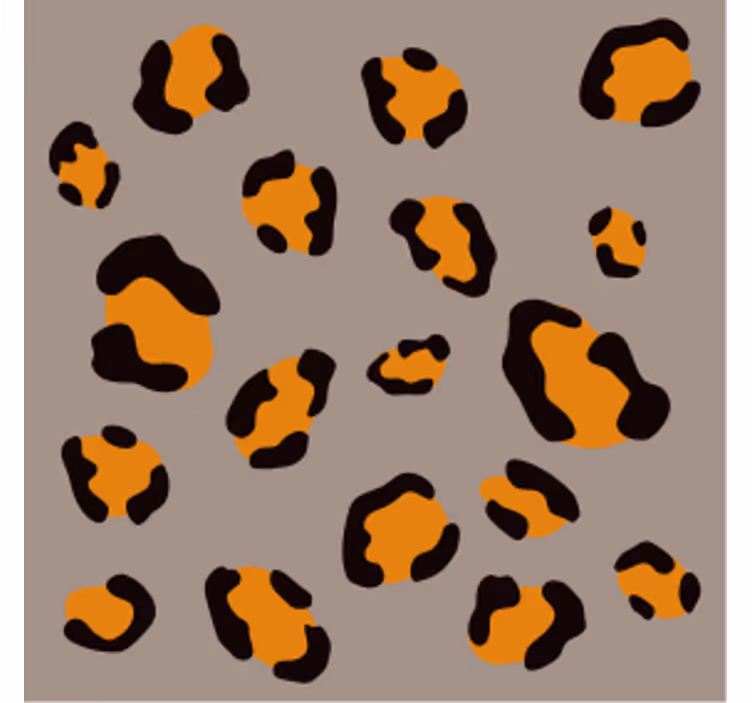 Sottobicchieri birra motivo leopardato - TenStickers