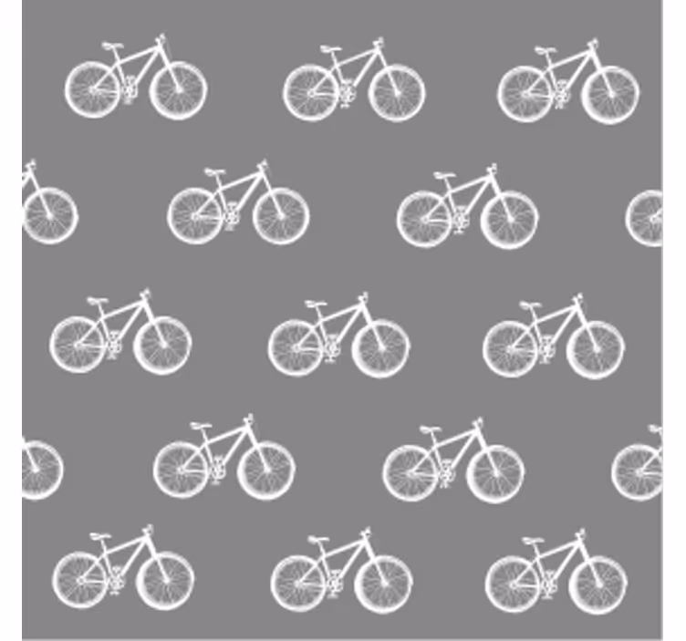 Sottobicchieri moderno motivo a tema bicicletta - TenStickers