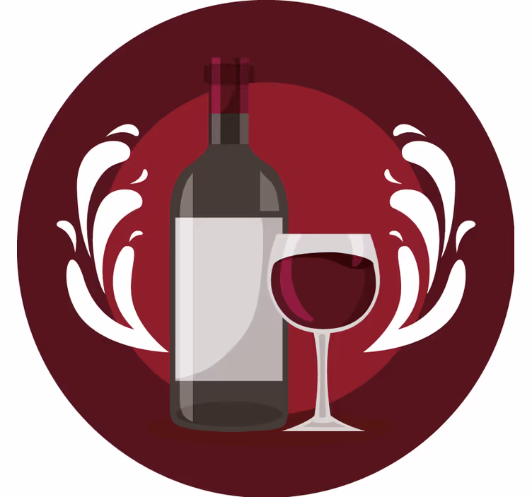 Sottobicchieri birra bottiglia e bicchiere - TenStickers