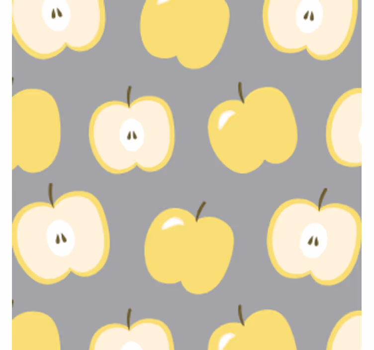 Sottobicchieri nerd motivo mela gialla - TenStickers
